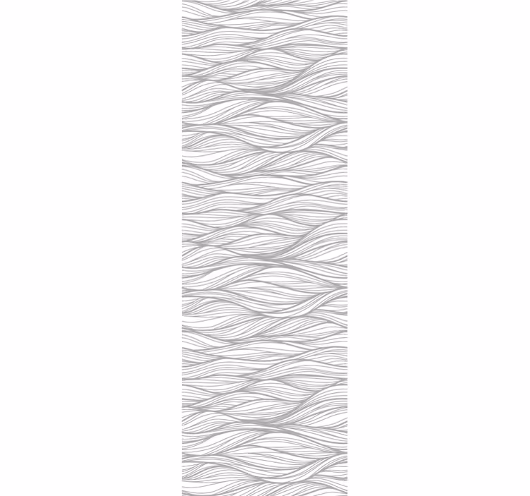 Wavy Lines abstract wallpaper - TenStickers