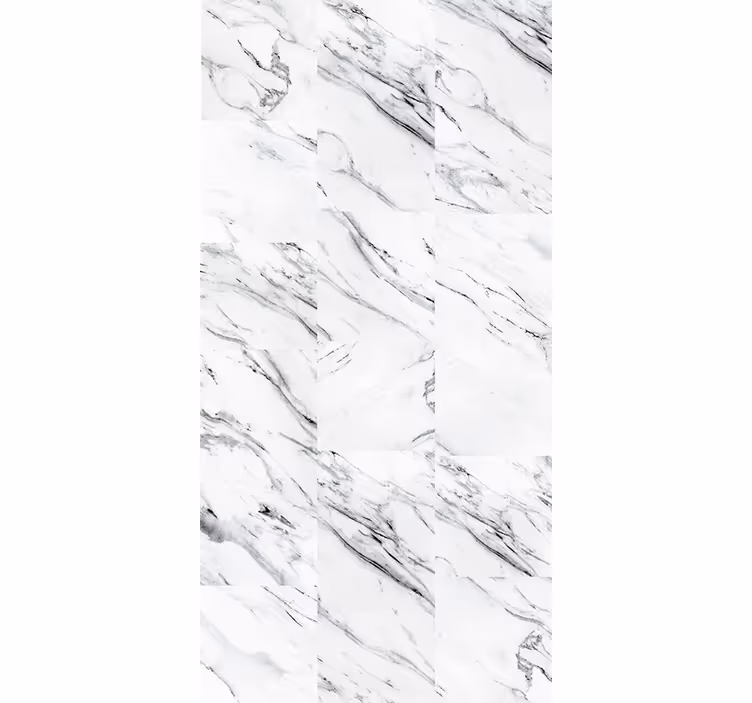 Black & white marble  Living Room Wallpaper - TenStickers