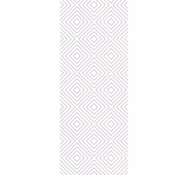 Wallpaper geometric diamond shape design - TenStickers