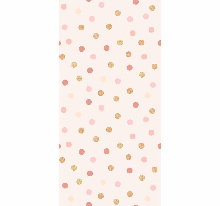 Light pink irregular dots Abstract Wallpaper - TenStickers