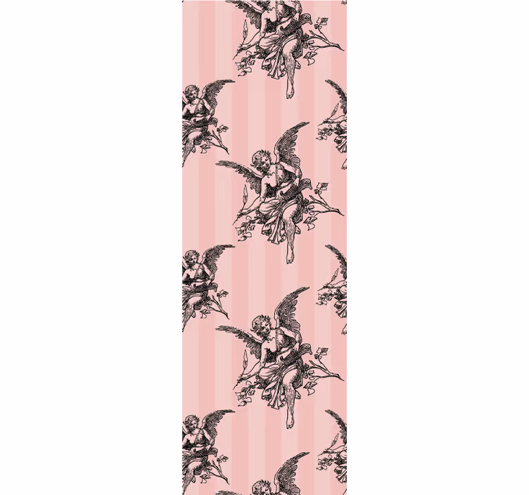 Baroque wallpaper featuring baroque angels - TenStickers