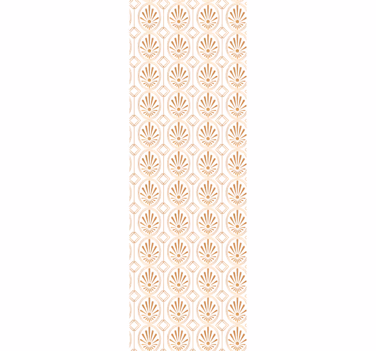 Geometric Floral Patterns ornamental wallpaper - TenStickers