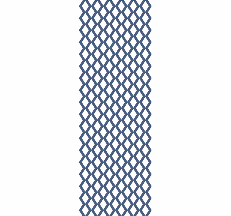 Diamond pattern Hampton style  wallpaper - TenStickers