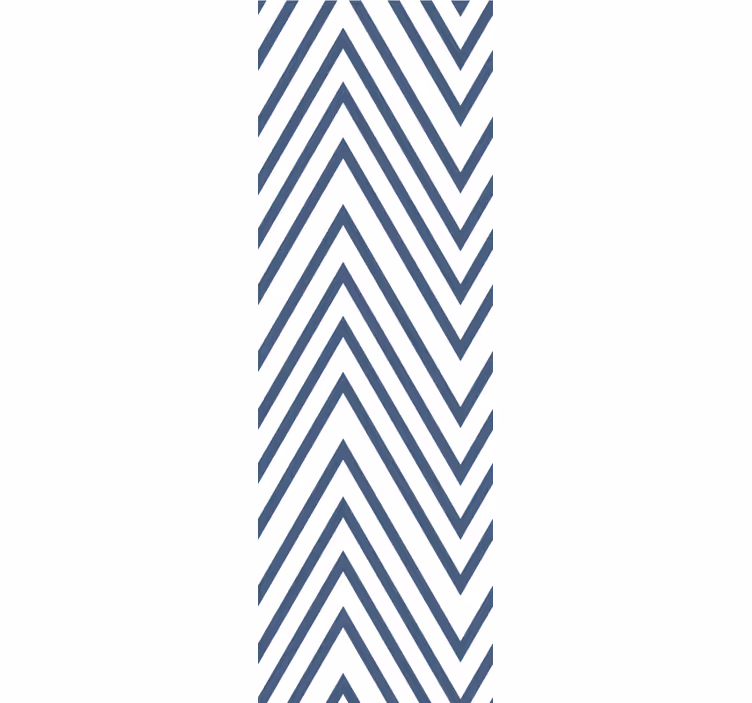 Hampton Style Line Pattern Abstract Wallpaper - TenStickers
