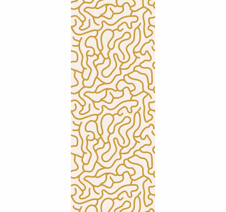 New modern gold stripes Abstract Wallpaper - TenStickers