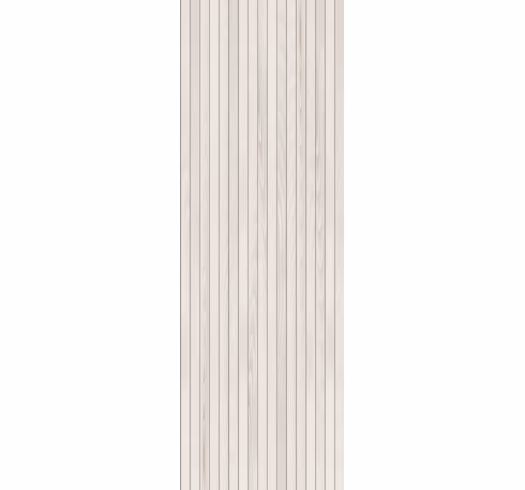 Raw vertical beige wooden boards wallpaper - TenStickers