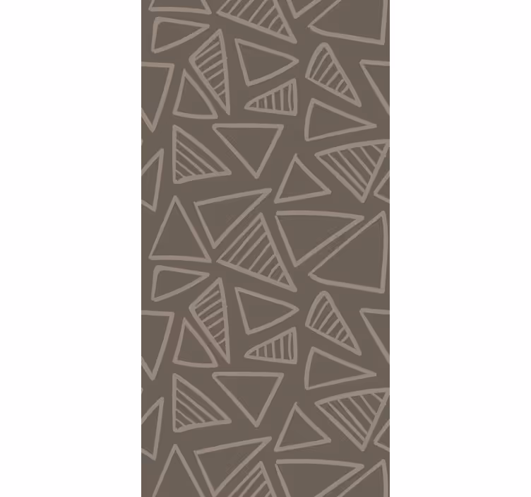 Stylish Triangle Pattern wallpaper geometric - TenStickers