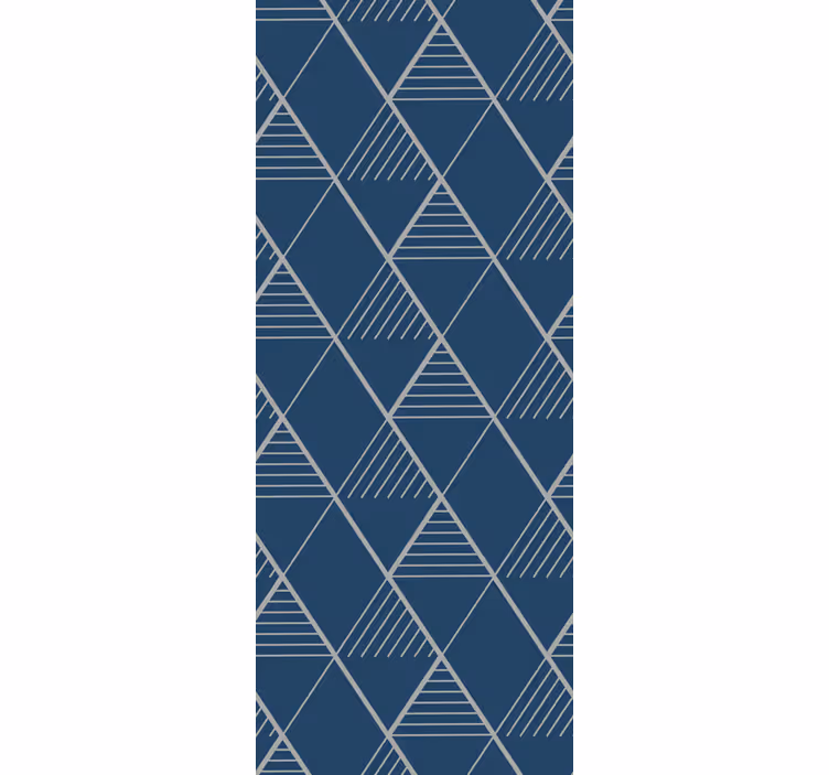 'Platinum' geometric metallic wallpaper - TenStickers