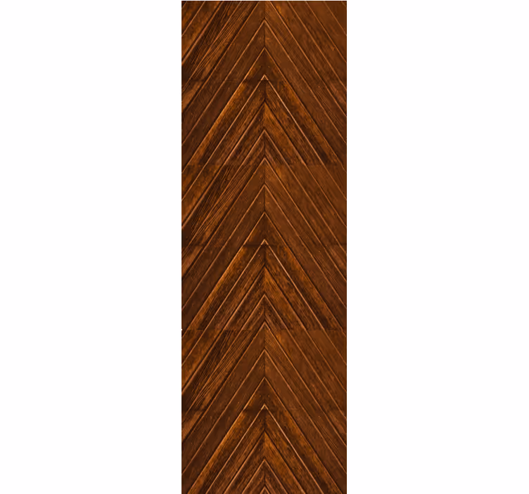 Cosmopolitan-style  wood zigzag effect Wallpaper - TenStickers