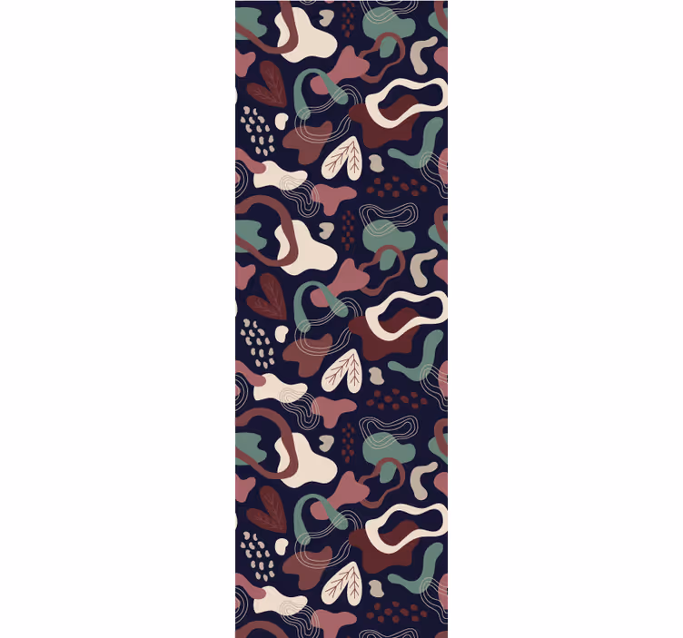 Fluid geometric pattern abstract wallpaper - TenStickers