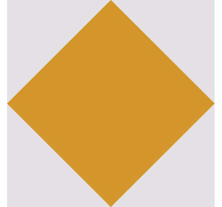 Mustard rhombus XXL  Yellow wallpaper - TenStickers