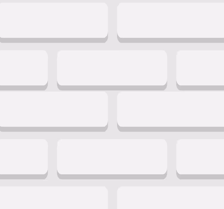 White realistic bricks living area wallpaper - TenStickers