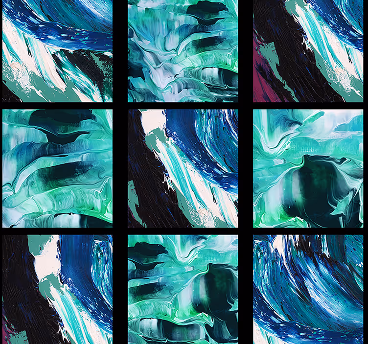 Abstract Fluid Patterns - TenStickers