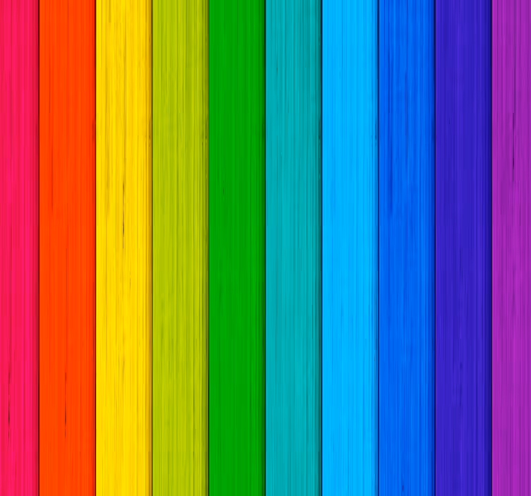 Rainbow Background Teen Bedroom Wallpaper - TenStickers