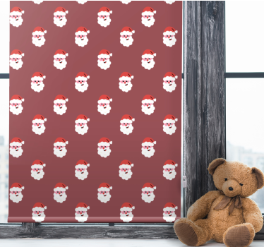 Brighten your home with our Santa Faces Pattern blind films, perfect for holiday decor! Easy to install and clean, spread festive cheer!