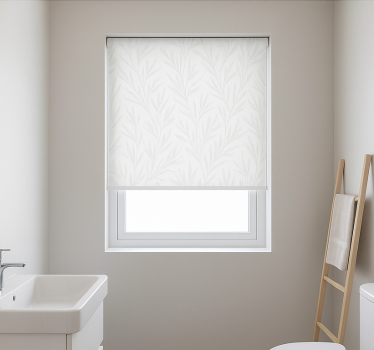 Discover the beauty of our Thin leaves pattern bathroom blind, perfect for enhancing decor, providing privacy, and easy installation.