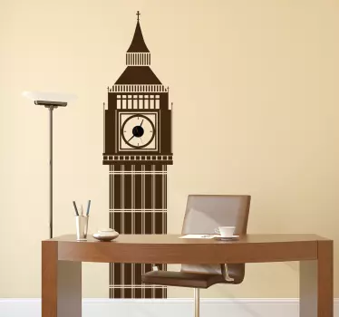 The Big Ben wall decal is a wonderful decorative vinyl. The London wall sticker is recognised all around the world as one of the famous UK landmarks.