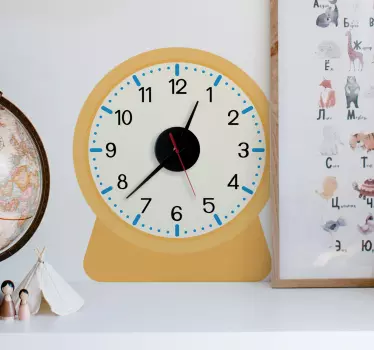 Transform your child's space with our for children wall clock sticker! Add a pop of color and functionality to any room with this high-quality sticker. Easy to apply and durable, it's the perfect choice for your child's space. Get it now from our online store!