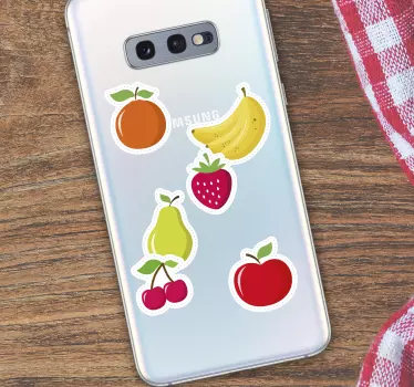Add some fruit to your Samsung with this fantastic piece of phone decor - Ideal for making your Samsung stand out! Personalised stickers.