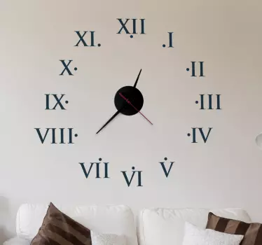 Wall Clock - Classic ancient roman numerals clock design.If you would like the clock mechanism we also have these available for you to buy!