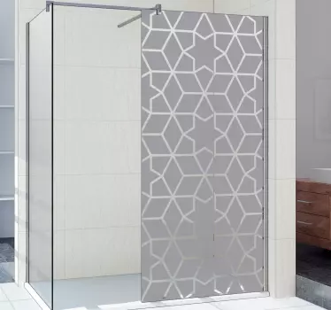 A shower decal from our exclusive collection of star wall stickers that will give your shower a new appearance and atmosphere.