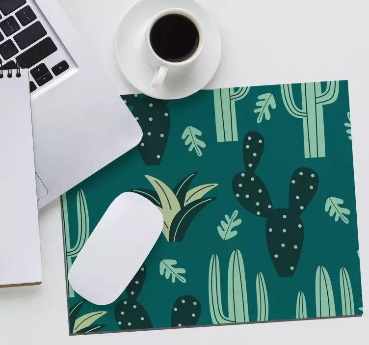 Cactus mouse pad patterns - TenStickers