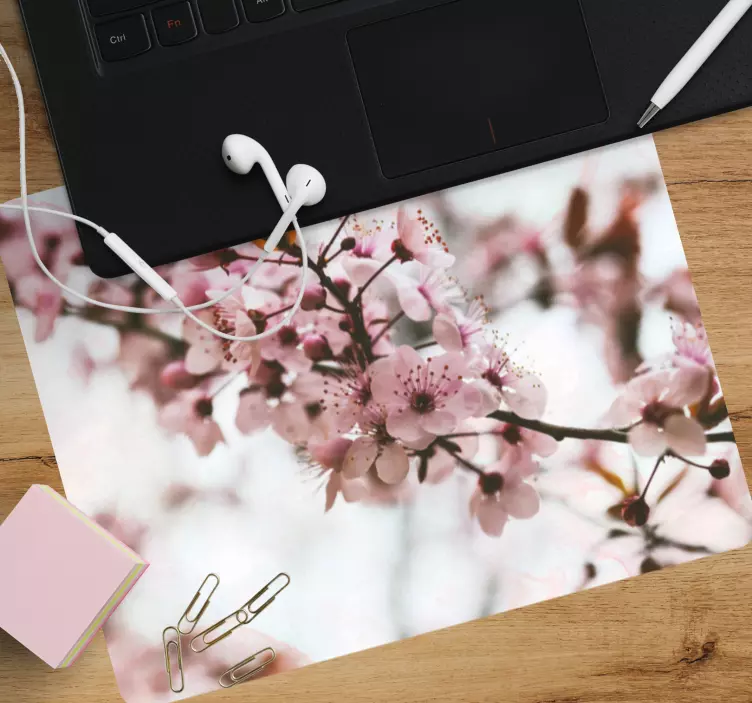 Delicate Blossom Branch original mouse pad - TenStickers