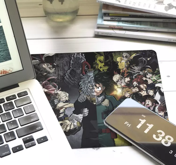 Hero Japanese manga series character anime mouse pad - TenStickers