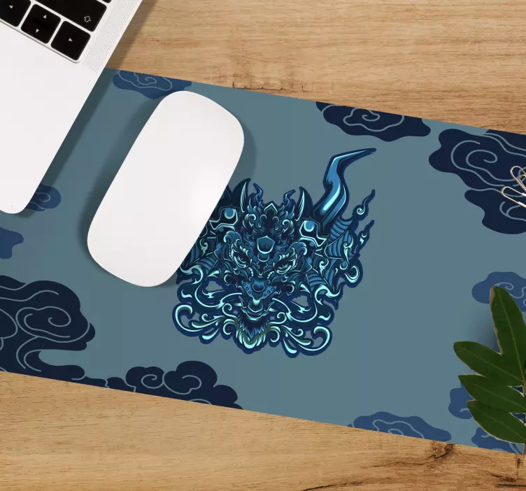 Mythical Dragon anime mousepad - TenStickers