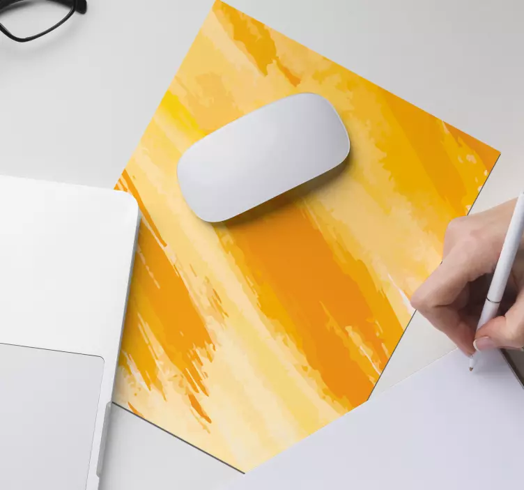 Yellow original mouse pad - TenStickers