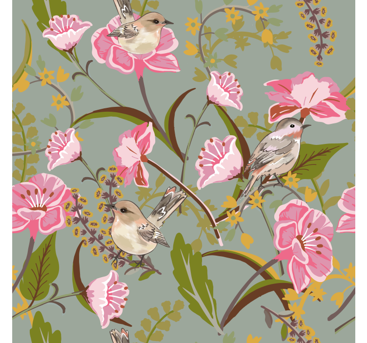 Flowers  blind kitchen - TenStickers