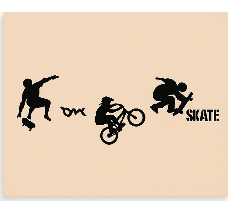 Skate BMX sport blind teens - TenStickers