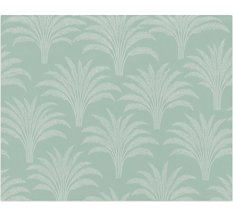 Green wheat leaves print dining room blind - TenStickers