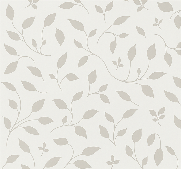 Scandinavian blind with soothing leaf floral pattern - TenStickers