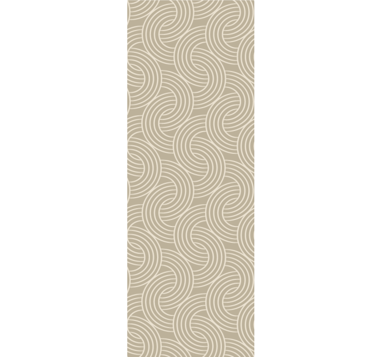 Home office blind with stylish curved patterns - TenStickers