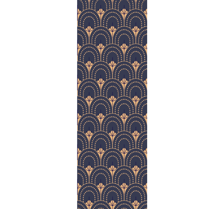 Home office blind with ornate fan design - TenStickers