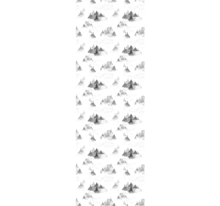 Home office blind dark forest silhouette - TenStickers