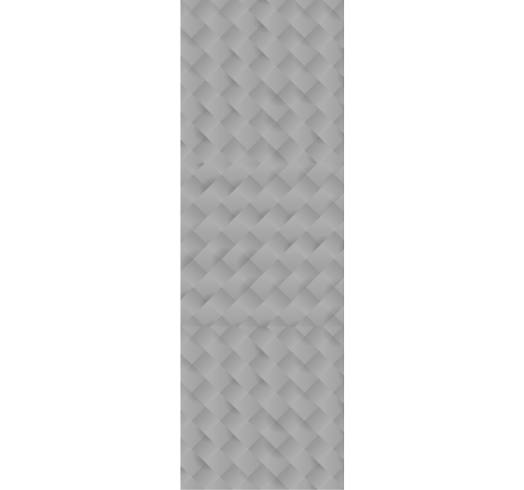 Home office blind with grey squares pattern - TenStickers