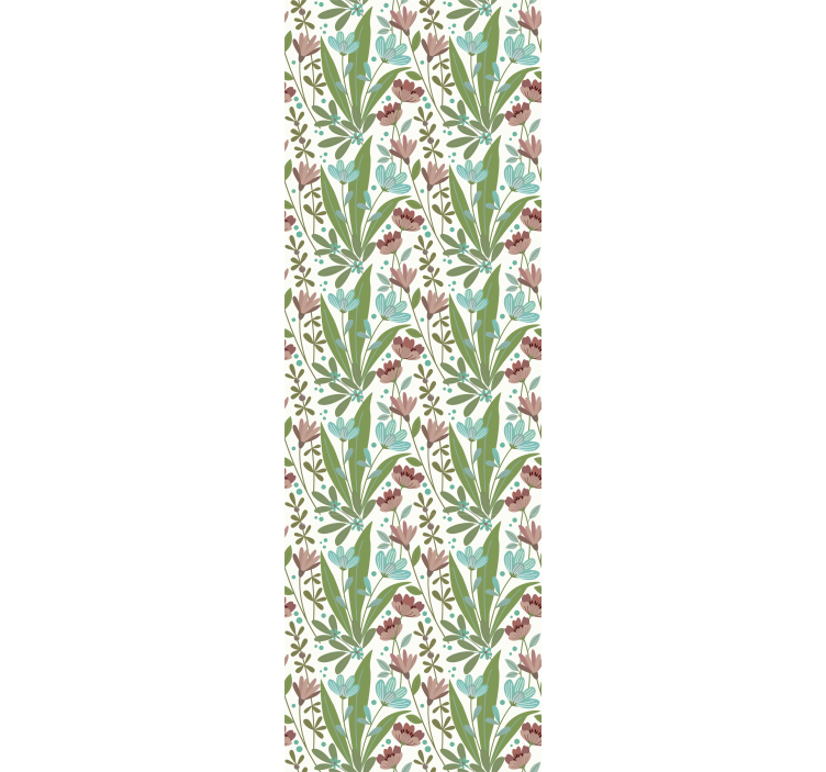 Blind office granny chic floral design - TenStickers