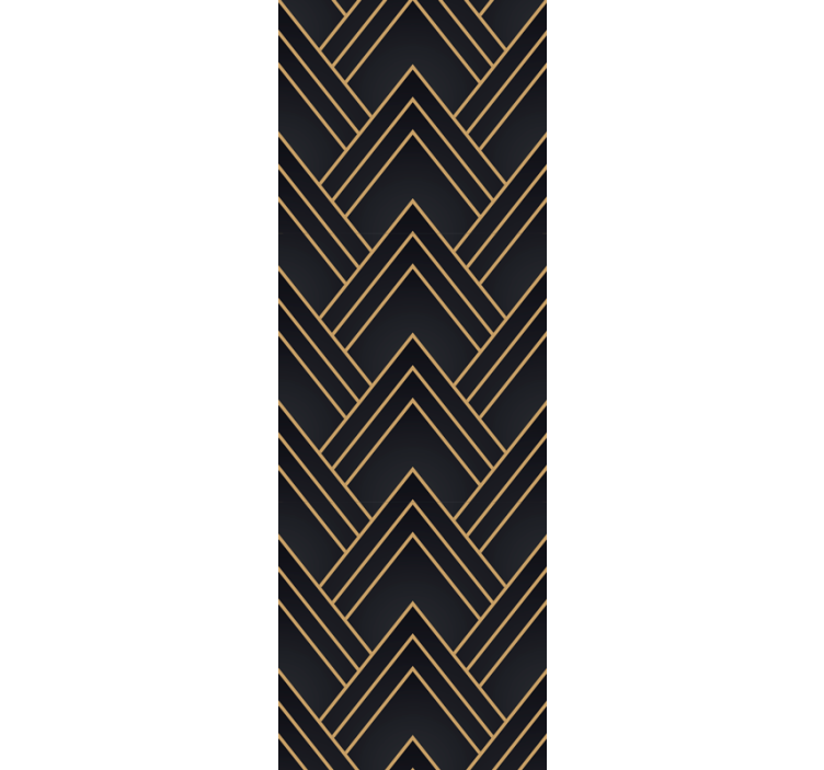 Blind office geometric cascade design - TenStickers