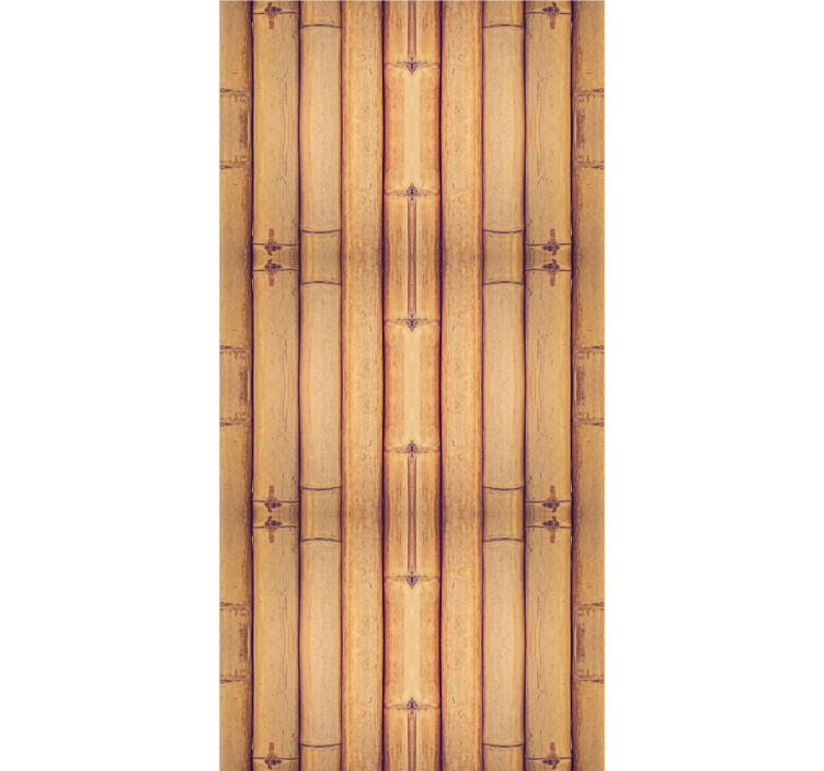 Blind office bamboo wood texture effect - TenStickers