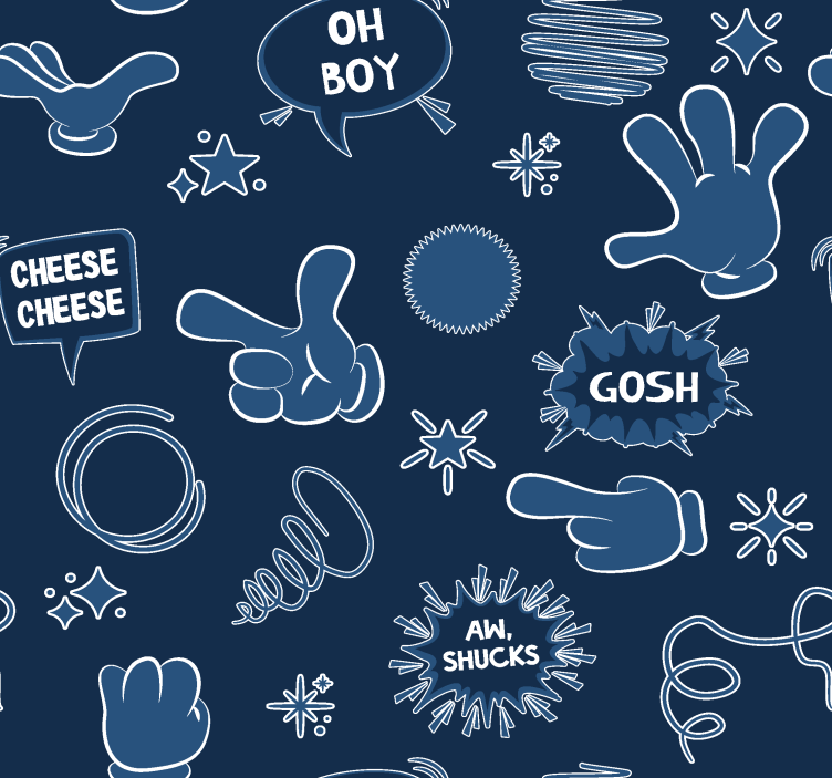 Blind teens comic style adventure - TenStickers