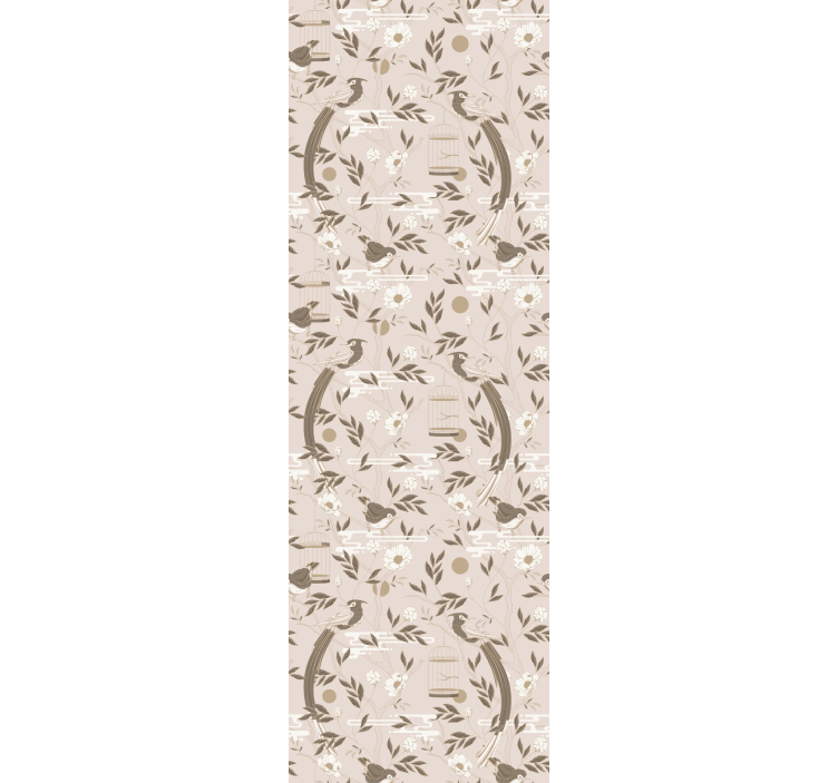 Blind teens eclectic decor with old leaves - TenStickers