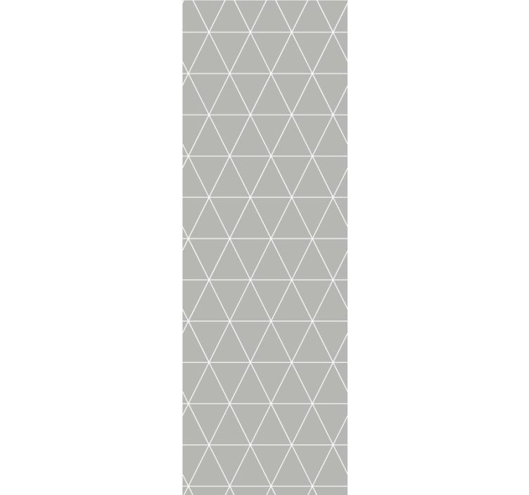 Modern blind minimalist light grey geo pattern - TenStickers
