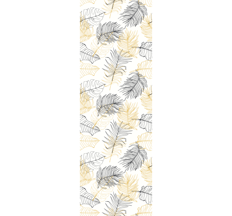 Modern blind escapade palm leaves design - TenStickers