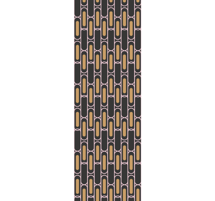 Modern blind with brown and pink vertical stripes - TenStickers