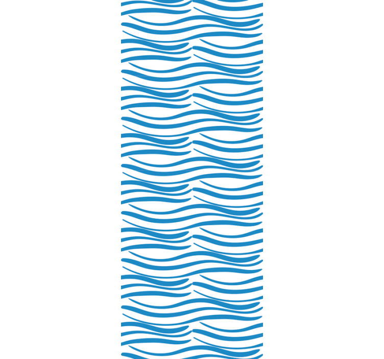 Modern blind small waves design - TenStickers