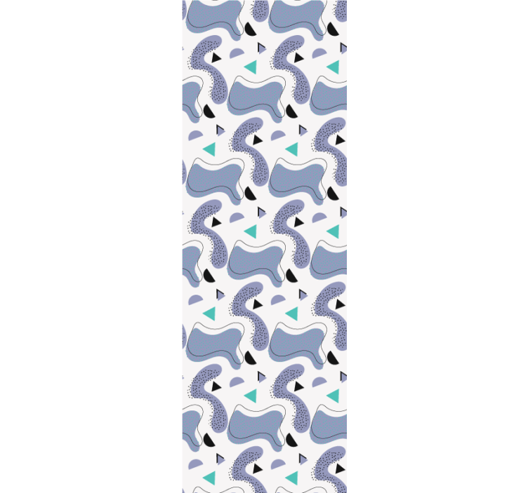 Modern blind in memphis color model on white background - TenStickers