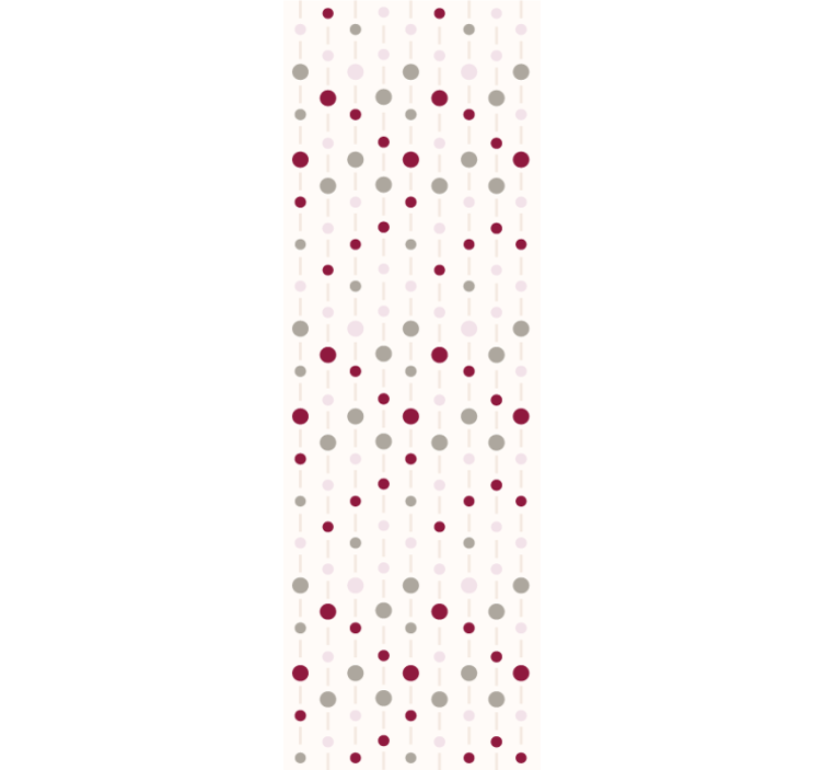Modern blind in pastel dots pattern with lines - TenStickers