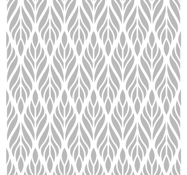 Modern blind ethnic floral grey pattern - TenStickers